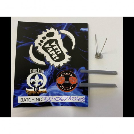YETI VAPES - Straws PET Ersatzdochte für Brunhilde MTL (2 Stück) + Coil