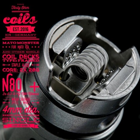 TASTY OHM COILS - Mato Monster Coils für Mato RDTA