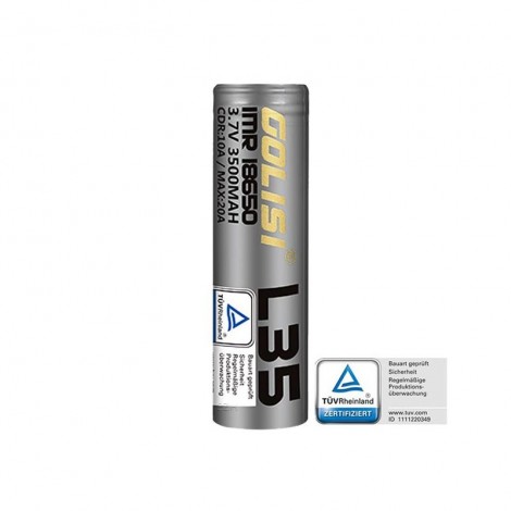 GOLISI - L35 18650 3500mAh Akku 10 A bis max. 20 A
