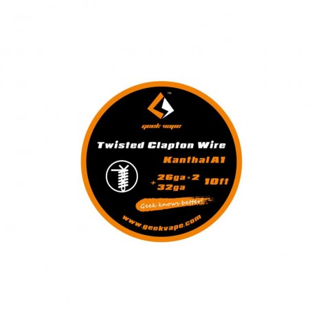 GEEK VAPE - Twisted Clapton Wire 26ga*2+32ga - 10ft