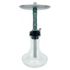 MOZE - Breeze Clear Premium Shisha Set Silver/Purple