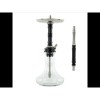 MOZE - Breeze Clear Premium Shisha Set Silver/Purple