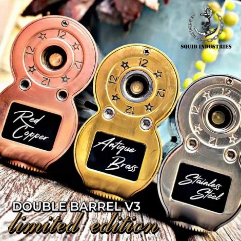 SQUIDINDUSTRIES - Double Barrel V3 CNC 150W Mod Limited Edition