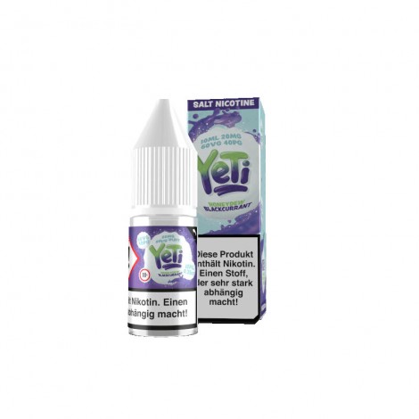 Yeti Honeydew Blackcurrant Nikotinsalz Liquid mit Steuerzeichen 10ml