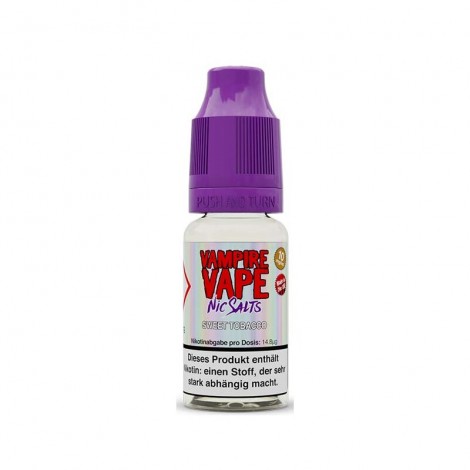VAMPIRE VAPE - Sweet Tobacco Nikotinsalzliquid 10ml mit Steuerzeichen