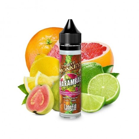 TWELVE MONKEYS - HARAMBAE 10ml Longfill Aroma mit Steuerzeichen