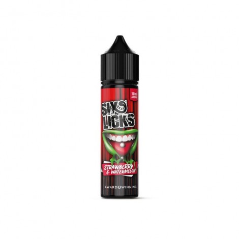 SIX LICKS - Strawberry & Watermelon Longfillaroma