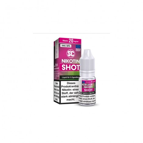 SC - NikotinsalzShot 70VG / 30PG 10ml mit Steuerzeichen