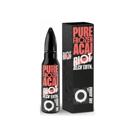 RIOT SQUAD - Black Edition - Pure Frozen Acai Longfill Aroma mit Steuerzeichen