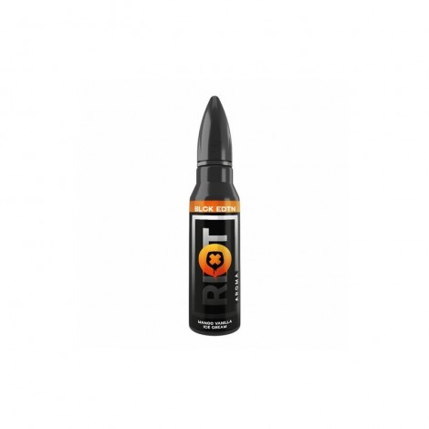 RIOT SQUAD - BLACK EDITION - Mango Vanilla Ice Cream Longfill Aroma mit Steuerzeichen