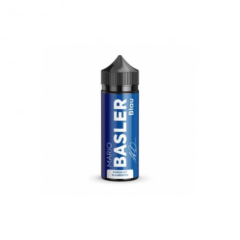 MARIO BASLER - BLAU - Kokos Blaubeere Longfill Aroma mit Steuerzeichen