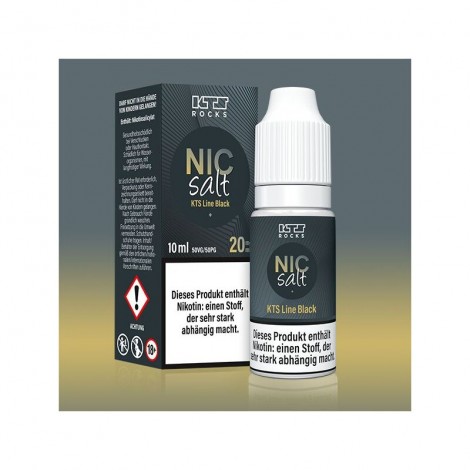 KTS -Line Black NicSalt 20mg/ml 10ml mit Steuerzeichen