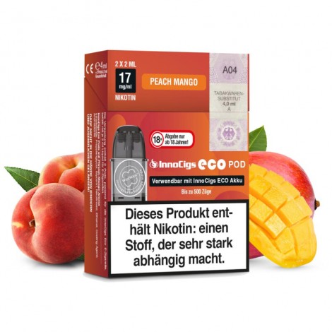 INNOCIGS - ECO Pod 2er Pack Peach Mango -4ml-