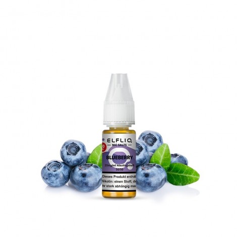ELFBAR - ELFLIQ - BLUEBERRY Nikotinsalzliquid 10ml mit Steuerzeichen