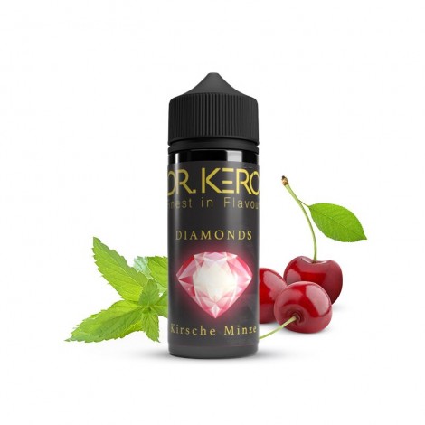 DR. KERO - Diamonds - Kirsche Minze Longfill Aroma mit Steuerzeichen