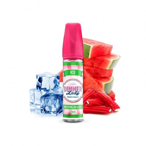 DINNER LADY - Watermelon Slices ICE Longfill Aroma mit Steuerzeichen