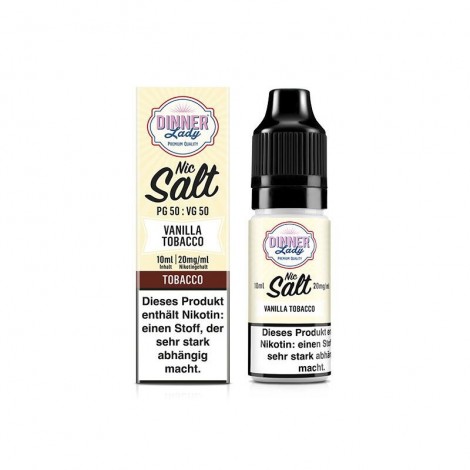DINNER LADY - Vanilla Tobacco NicSalt mit Steuerzeichen
