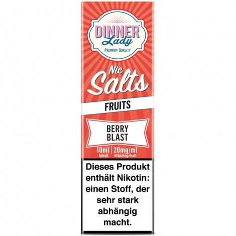DINNER LADY - BERRY BLAST SALT NIC 20mg / 10ml mit Steuerzeichen