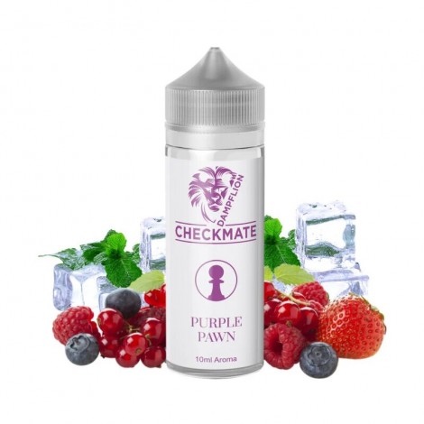 DAMPFLION - CHECKMATE - PURPLE PAWN 10ml Longfill Aroma mit Steuerzeichen