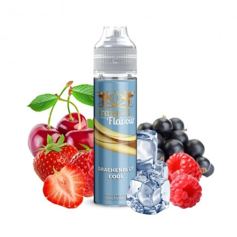 CRAZY FLAVOUR - DRACHENBLUT - Cool Longfill Aroma 10ml mit Steuerzeichen