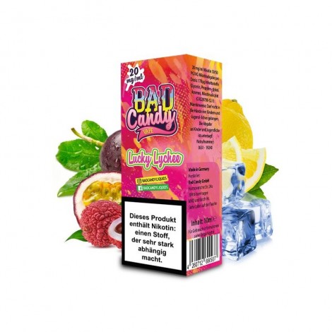 BAD CANDY - Lucky Lychee Nikotinsalzliquid 10ml mit Steuerzeichen